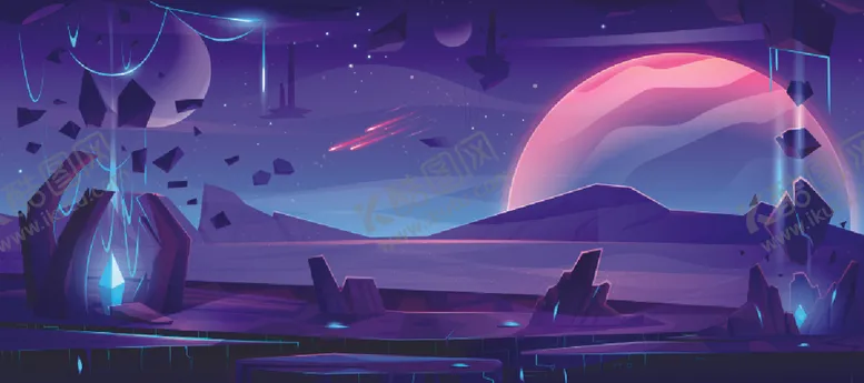 编号：71736512090127442449【酷图网】源文件下载-外太空背景