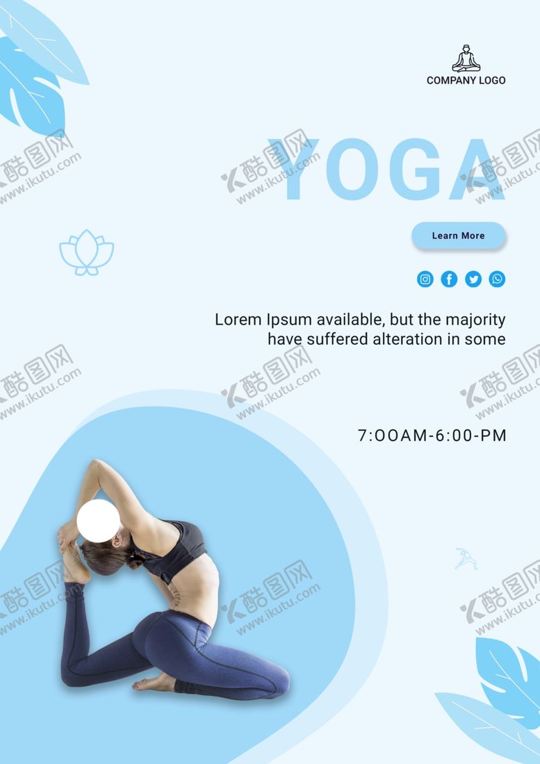 编号：27568510050613076611【酷图网】源文件下载-瑜伽海报
