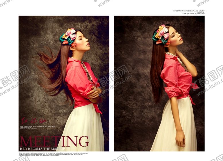 编号：60947609211019592275【酷图网】源文件下载-欧美时尚杂志风格相册PSD模板