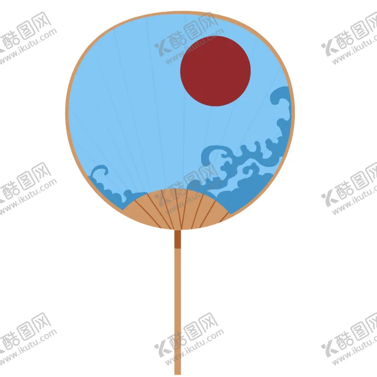 编号：96067904281624052526【酷图网】源文件下载-团扇
