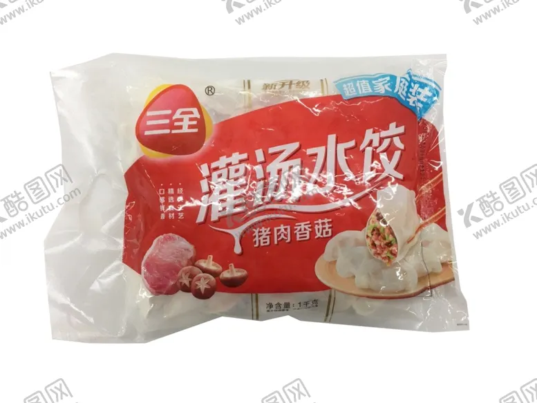编号：33961105141711465895【酷图网】源文件下载-三全灌汤水饺1000g