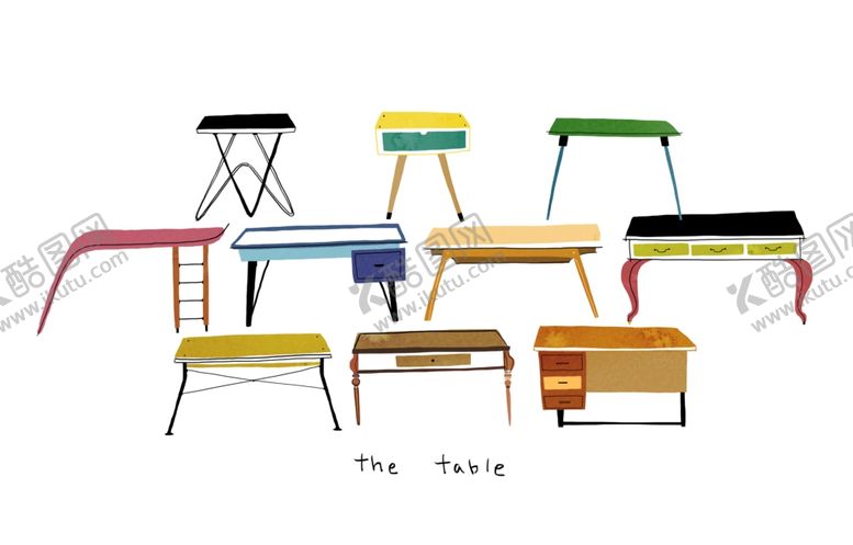 编号：82090509170612436241【酷图网】源文件下载-手绘家居装饰