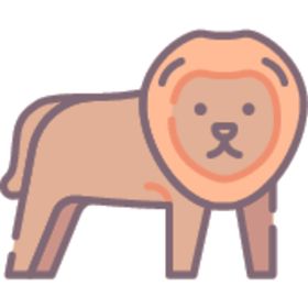 简笔动物矢量插画
