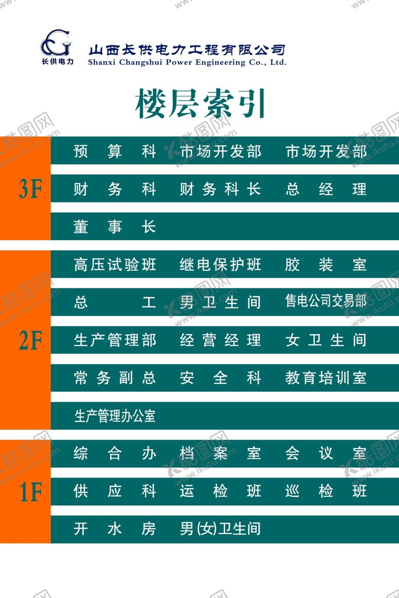 编号：41969905182114586736【酷图网】源文件下载-楼层牌