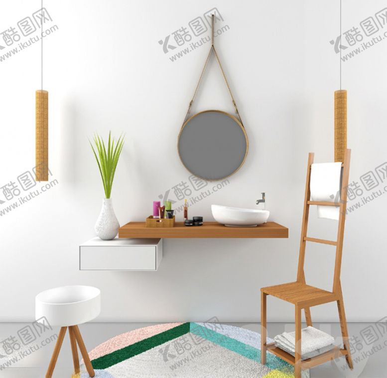 编号：47020710091826402993【酷图网】源文件下载-浴镜洗脸台