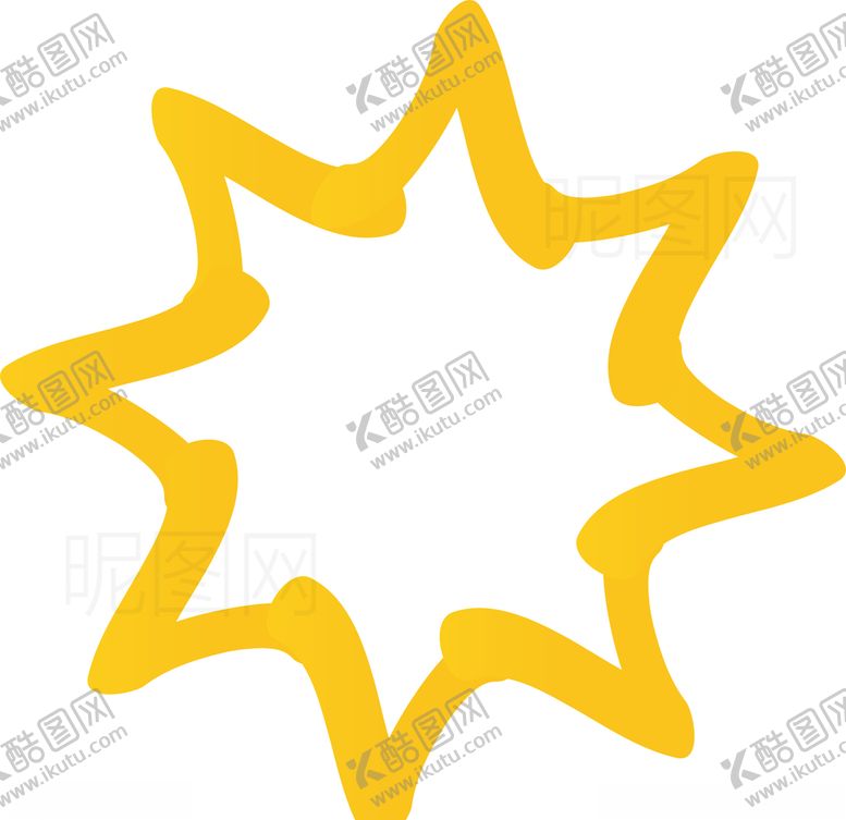 编号：53264305141909353863【酷图网】源文件下载-金色星形