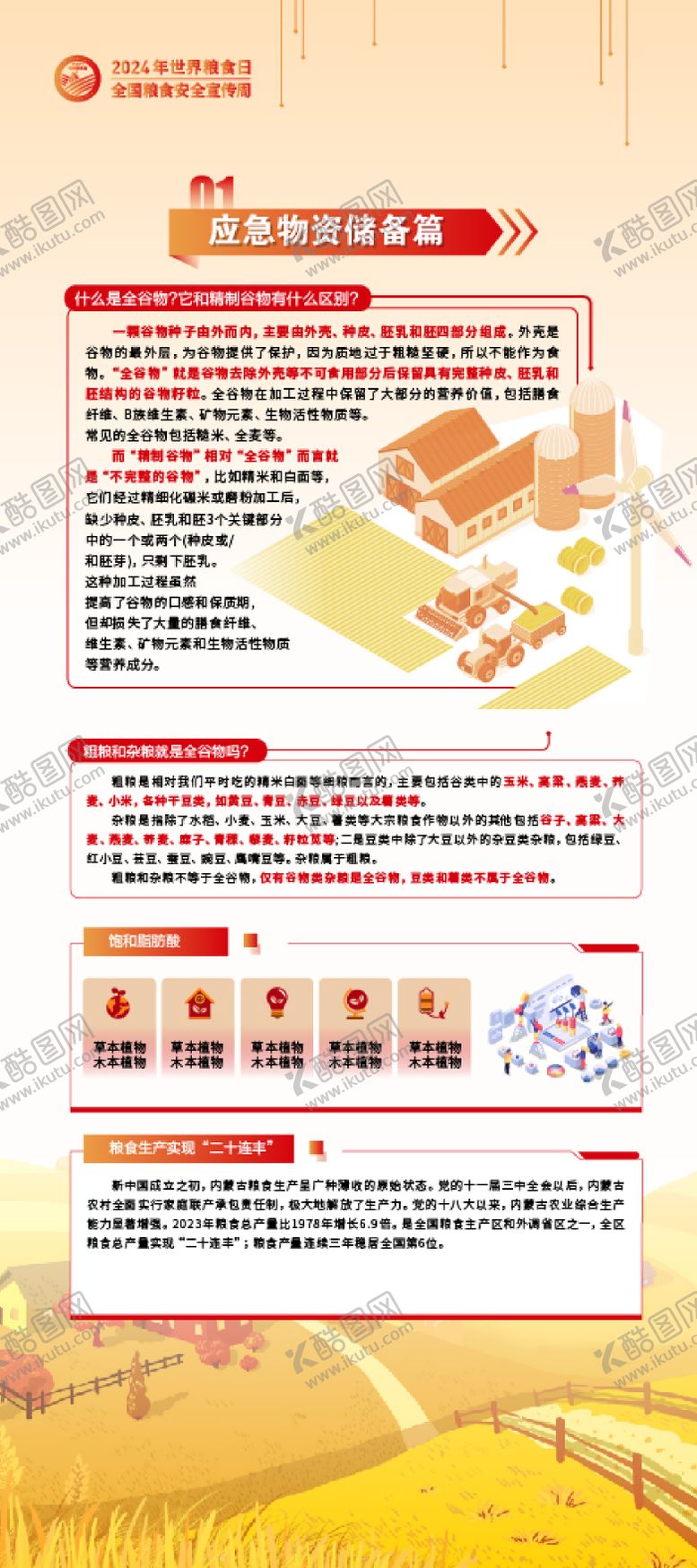 编号：38262202041656309437【酷图网】源文件下载-粮食简约展架