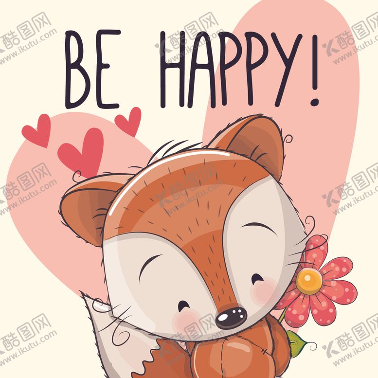 编号：75112610102246197213【酷图网】源文件下载-卡通狐狸