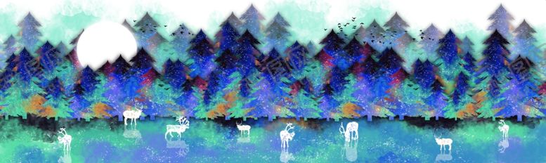 编号：19147106281053198932【酷图网】源文件下载-创意国潮装饰画图片