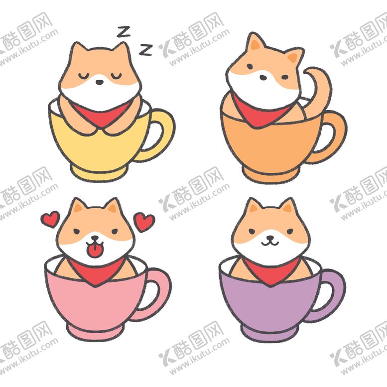 编号：38499306281616426625【酷图网】源文件下载-可爱卡通动物