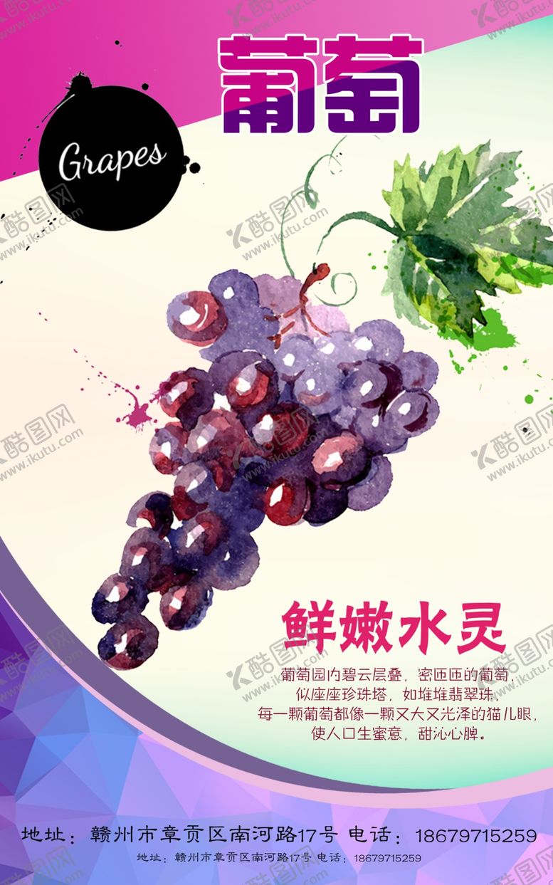 编号：69923809240937198197【酷图网】源文件下载-时尚水果超市挂图设计模板