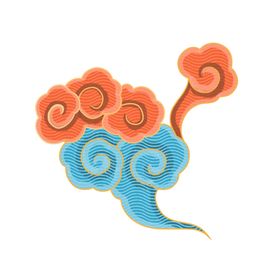 彩色祥云元素