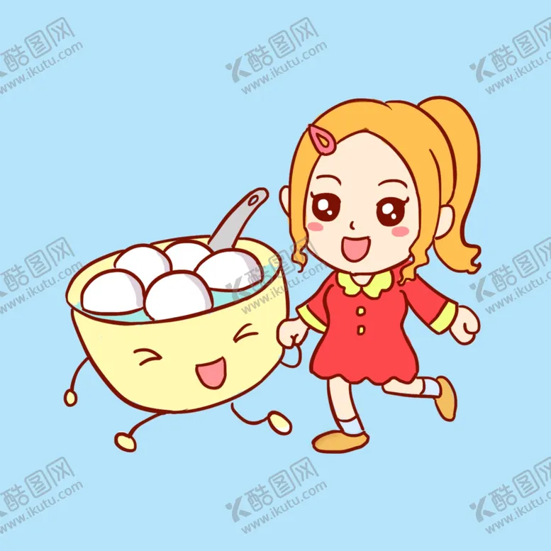 编号：38334605080840575640【酷图网】源文件下载-汤圆女孩