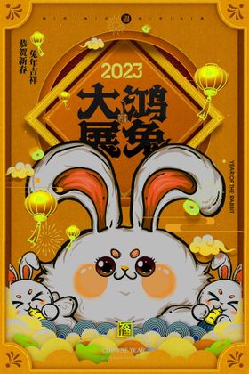 2023兔年海报