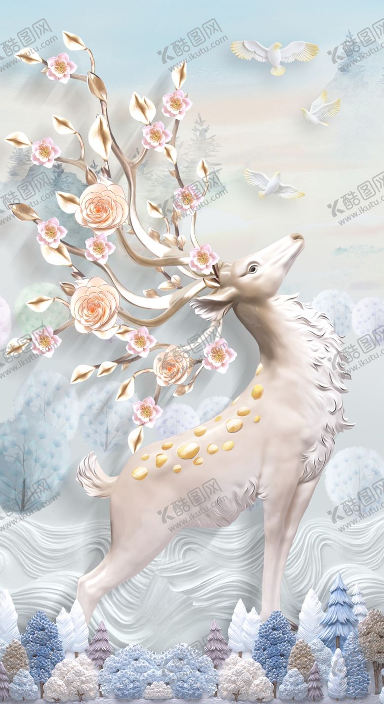 编号：74350607030509213994【酷图网】源文件下载-玉石大理石背景墙装饰画