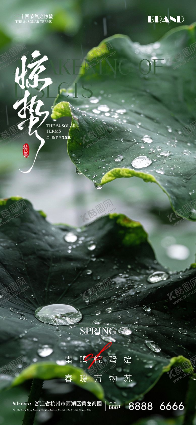 编号：68277803060205401984【酷图网】源文件下载-惊蛰节气海报