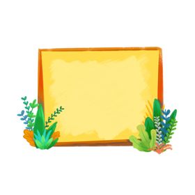 卡通边框卡通对话框