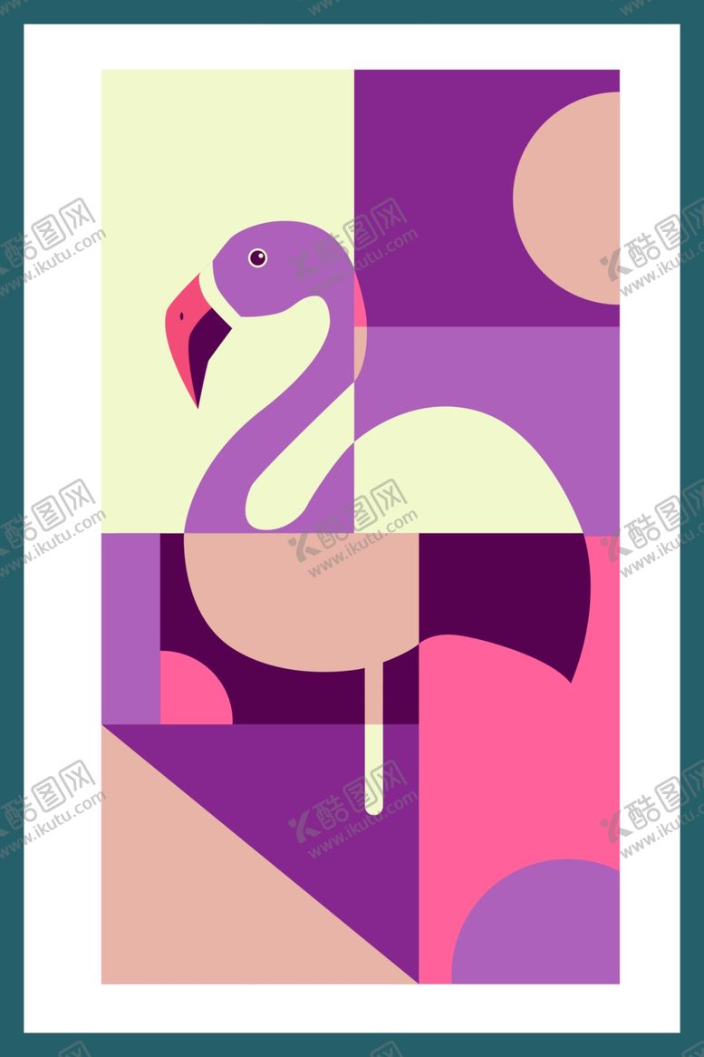 编号：14721309271123176215【酷图网】源文件下载-火烈鸟