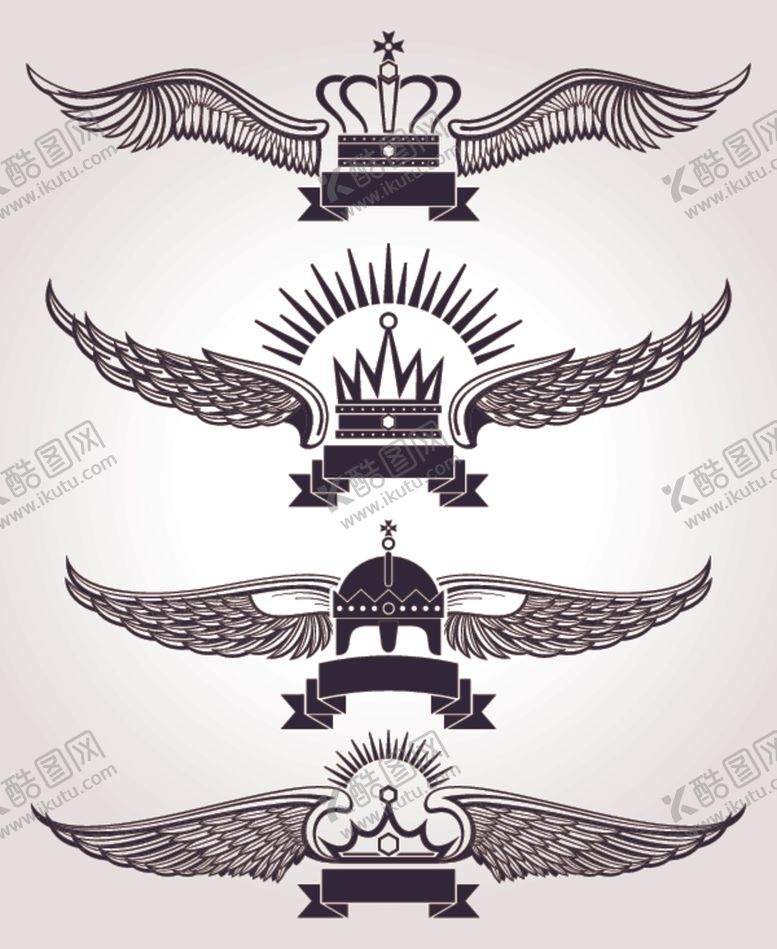 编号：55104409190105145602【酷图网】源文件下载-翅膀logo