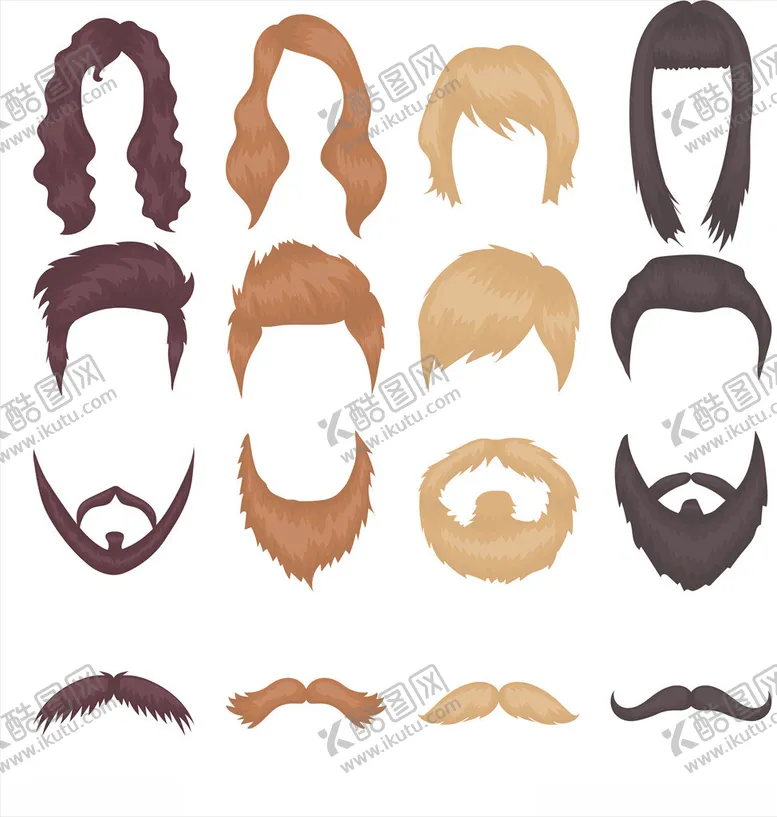 编号：48943409082354399323【酷图网】源文件下载-发型素材