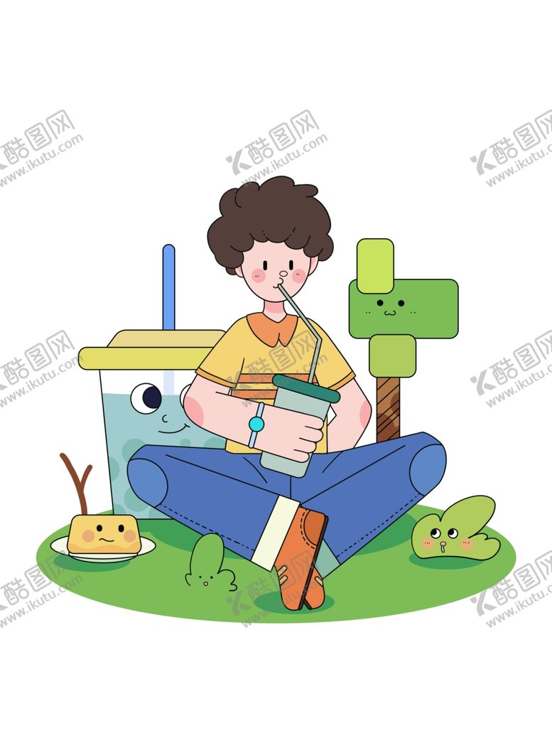编号：98312703011441411023【酷图网】源文件下载-趣味扁平插画