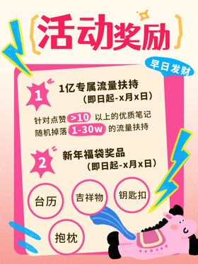 活动奖励详情海报