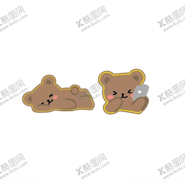 编号：43783202251954098375【酷图网】源文件下载-小熊生日插卡矢量图卡片