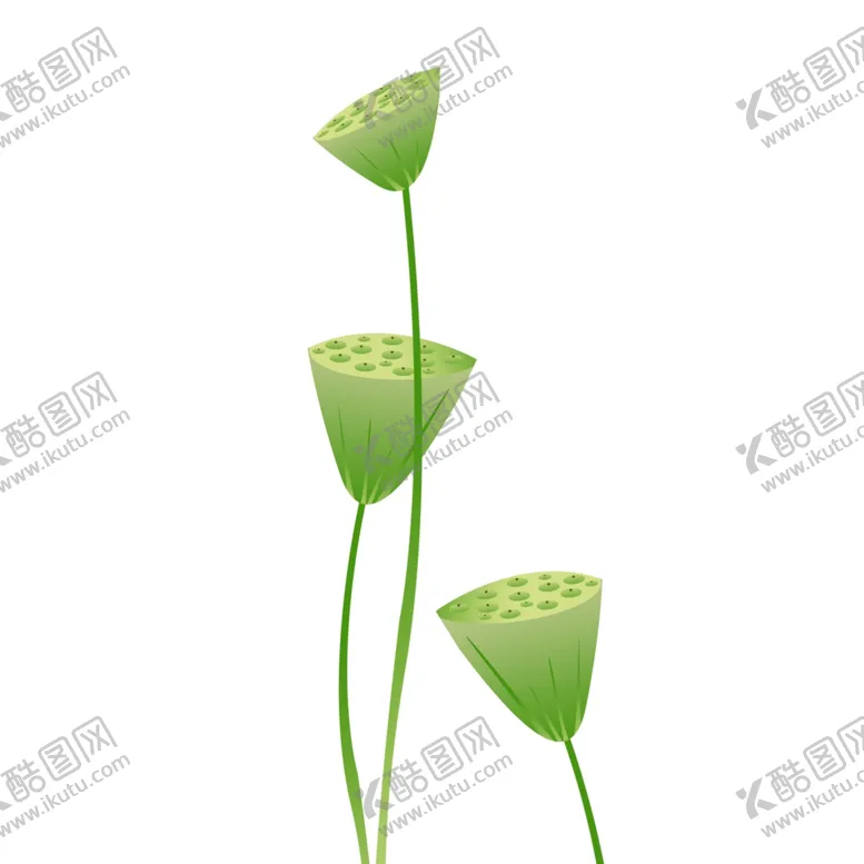 编号：69331009122302505551【酷图网】源文件下载-莲蓬卡通元素