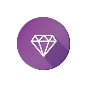 手绘钻石宝石水晶珠宝免扣素材