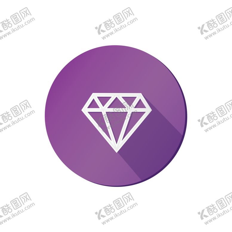 编号：91588009231018247901【酷图网】源文件下载-手绘钻石宝石水晶珠宝免扣素材