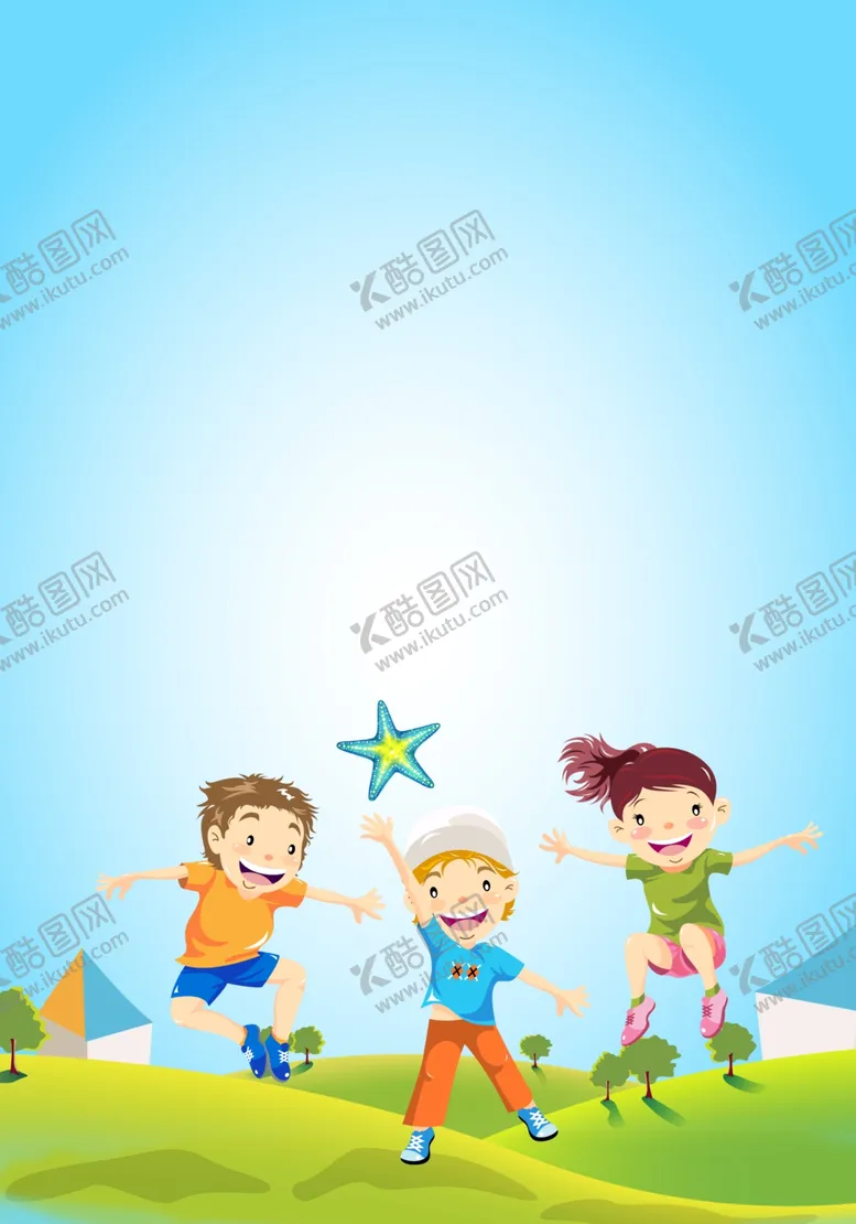 编号：32367506291008483552【酷图网】源文件下载-儿童卡通海报背景