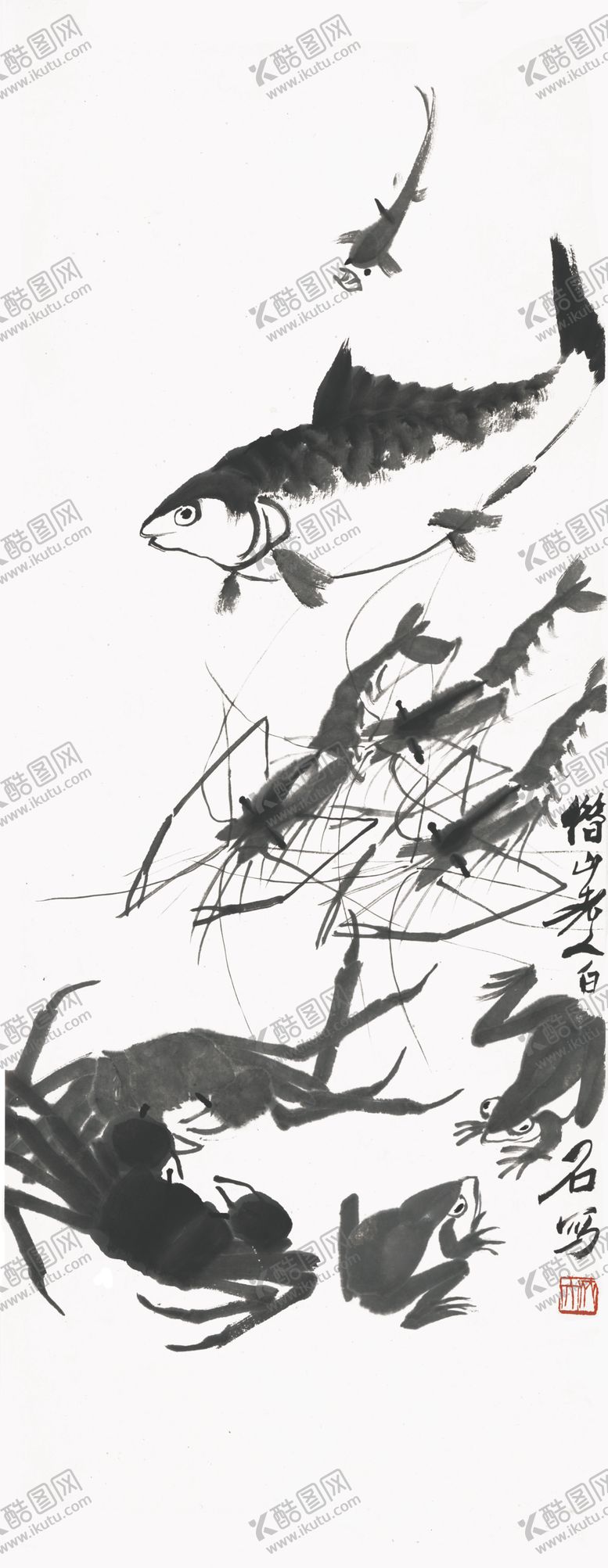 编号：19814610221435541259【酷图网】源文件下载-鱼装饰画