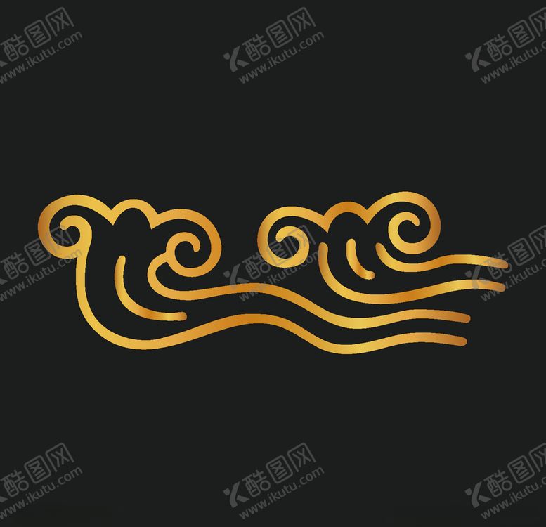 编号：46007210091941096667【酷图网】源文件下载-矢量云纹古典祥云