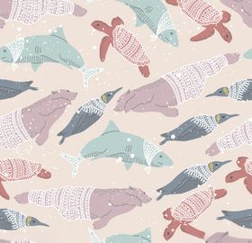 小清新温馨底纹图案