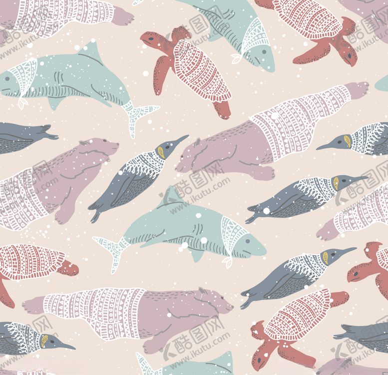 编号：70729010290744034949【酷图网】源文件下载-小清新温馨底纹图案