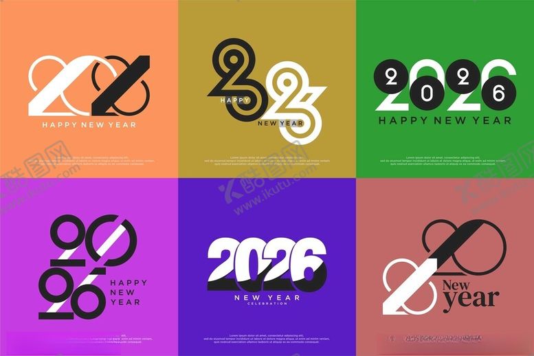 编号：51392511151233079315【酷图网】源文件下载-2026新年图标