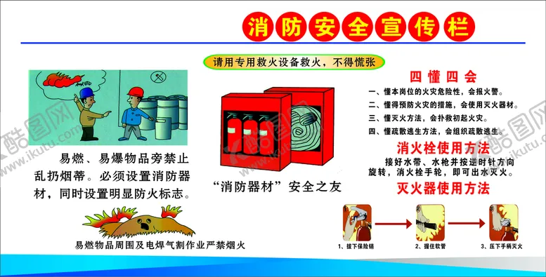 编号：72407110180700141256【酷图网】源文件下载-消防安全宣传栏