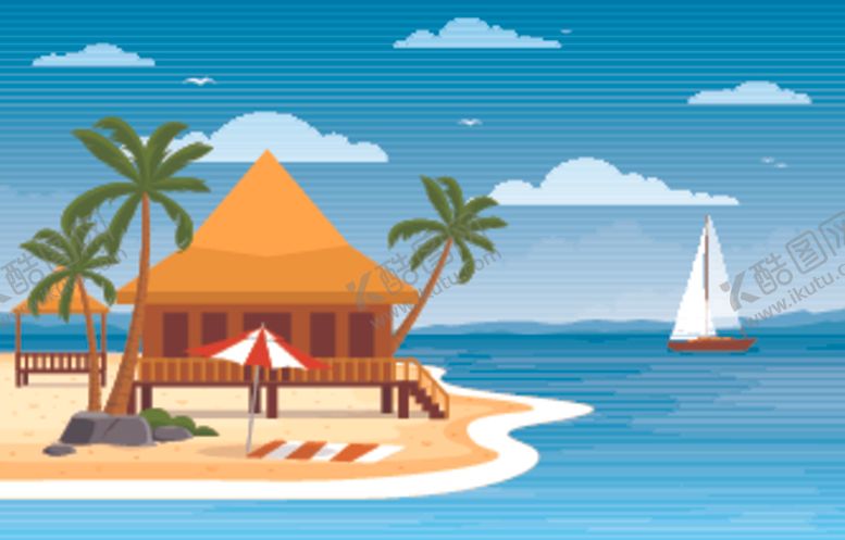 编号：67116010110404391983【酷图网】源文件下载-海滩