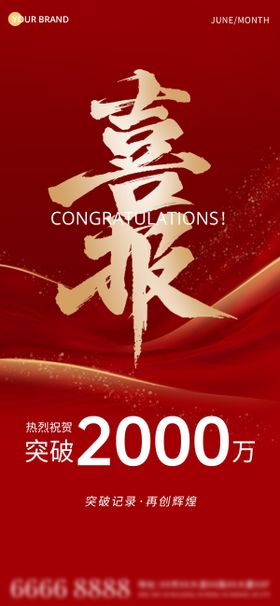 活动销售喜报海报