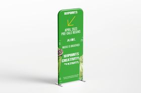 易拉宝展架样机咖啡饮料果汁