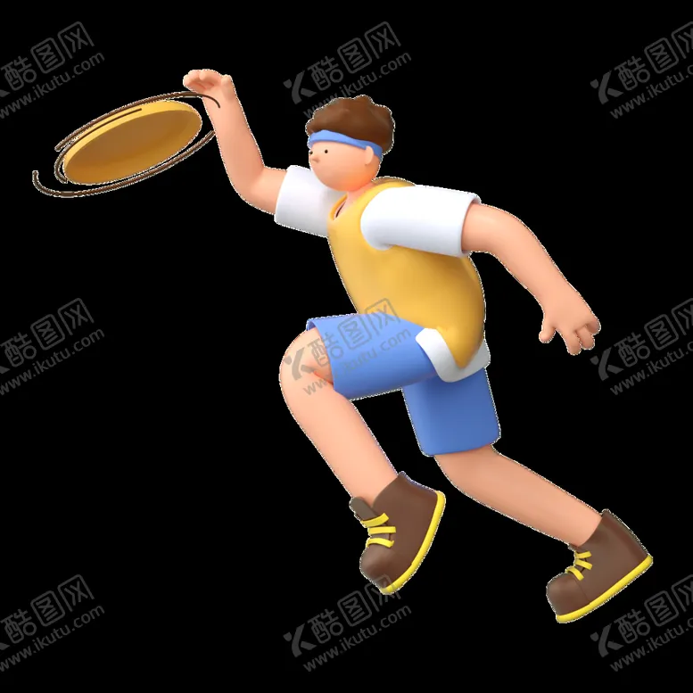 编号：61350409202235290859【酷图网】源文件下载-3d运动插画