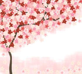 樱花创意装饰图案