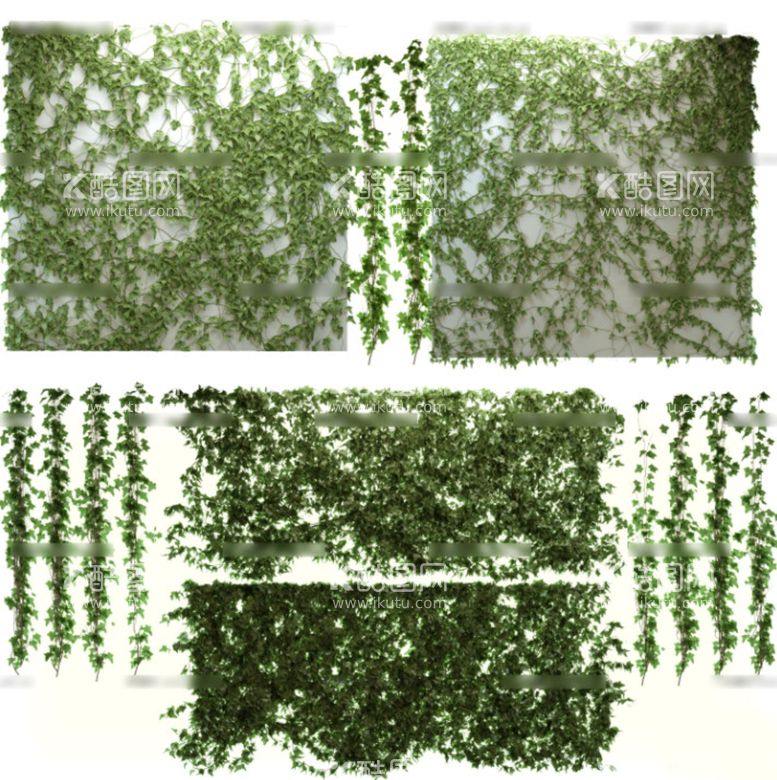 编号：44663612230923283515【酷图网】源文件下载- 3DMAX现代绿植藤蔓