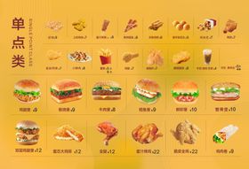 厨师与多样美味快餐