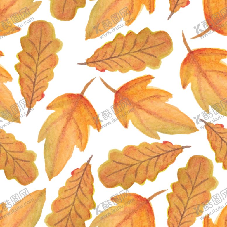 编号：80742709090236229522【酷图网】源文件下载-水彩叶子