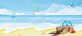 夏季沙滩