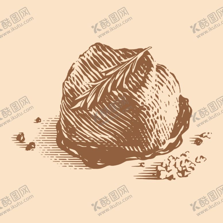 编号：52757112101827492731【酷图网】源文件下载-手绘版画牛排