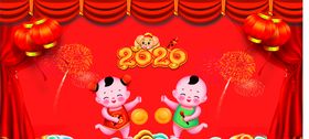 2020屯年货迎新春广告设计字