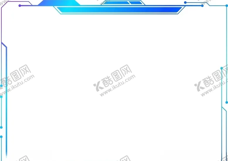 编号：43260806270034599222【酷图网】源文件下载-科技元素边框高清图