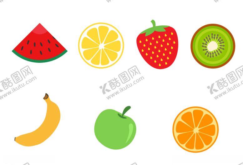 编号：37947907082307348040【酷图网】源文件下载-卡通手绘水果